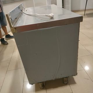 Máquina calentamiento pollo