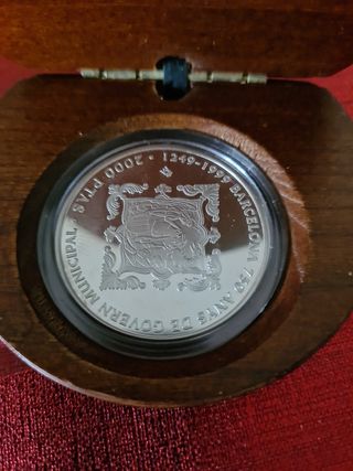 Moneda 750 años Gob. Municipal Barcelona