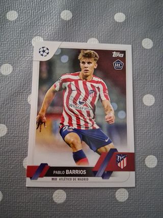 Barrios Atlético Madrid TOPPS CHAMPIONS NUMERO 15