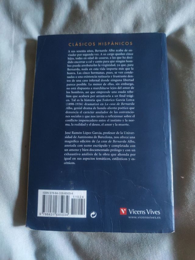 La Casa De Bernarda Alba (Clasicos Hispanicos /...