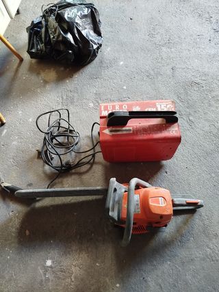 Motosierra Oleomac + Soldadora Einhell