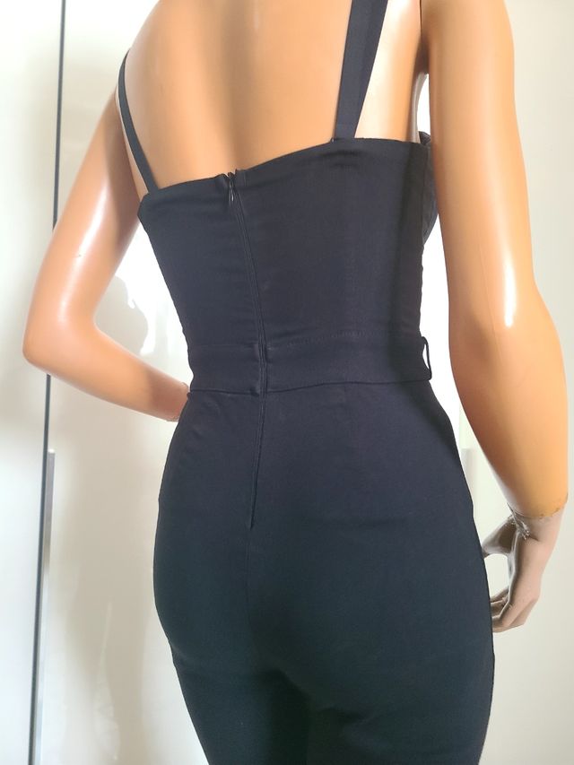 Tuta nera anni '80 vintage