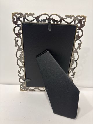 Marco foto: Dorado con brillantes