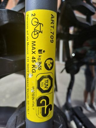 Portabicicletas PERUZZO 2 bicis