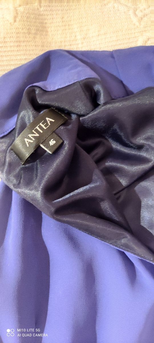 Vestido azul talla 46 - Elegante