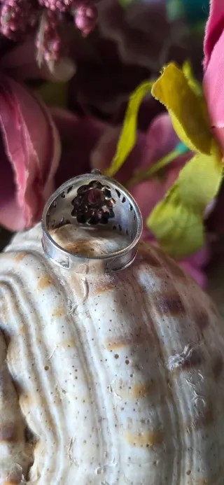 Anillo plata antiguo | Amatista