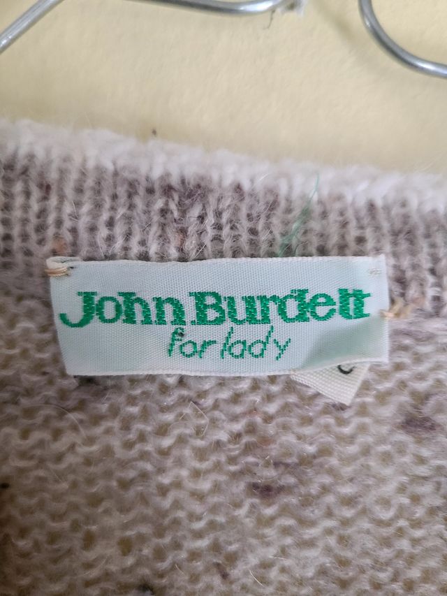 Cardigan mohair beige|lilla