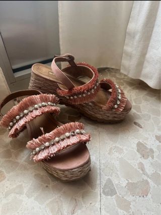 Sandalias cuña