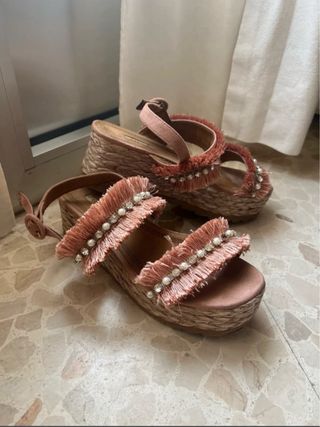 Sandalias cuña