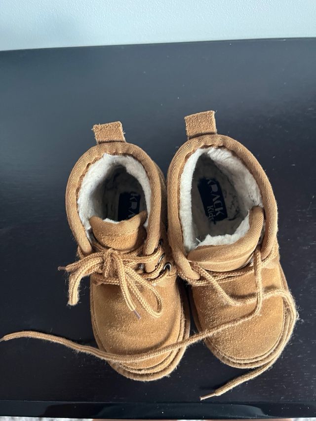 Botas niño invierno marrones talla 28