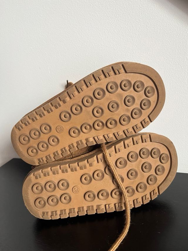 Botas niño invierno marrones talla 28