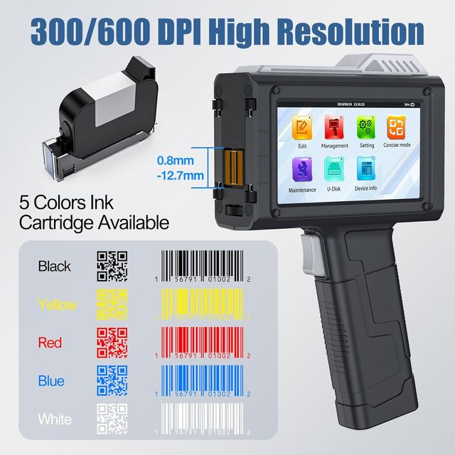 IMPRESORA DE MANO BT-HH6205B PARA FECHAS Y CÓDIGOS