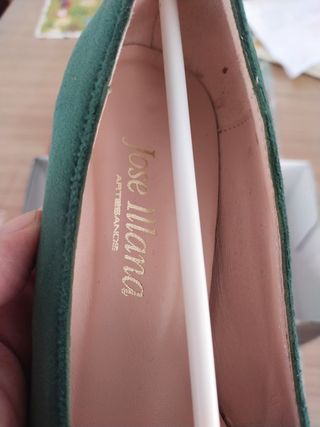 Zapatos tacón Jose Illana - verdes