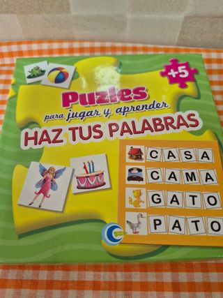 Minipuzles palabras niños +5