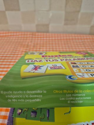 Minipuzles palabras niños +5