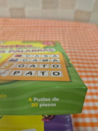 Minipuzles palabras niños +5