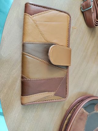 Bolso y carteras piel - Marrón