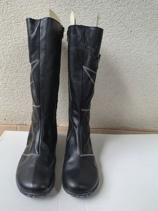 Botas Piel Negras
