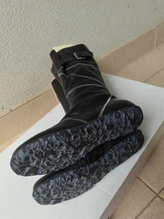 Botas Piel Negras