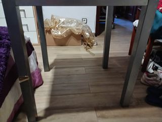 Mesa cristal negra - moderna