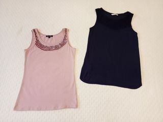 2 Camisetas Mujer Talla S (36/8)