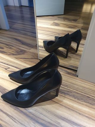 Zapatos tacón negros