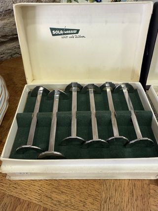 Set 6 reposa cubiertos vintage Sola Massief