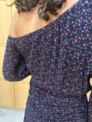 Vestido Brownie XS - Azul estampado