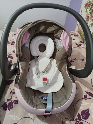 CHICCO trio living ,rosa-gris 
