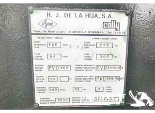 Prensa hidráulica 160Tn