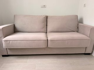 Sofá cama gris - 3 plazas