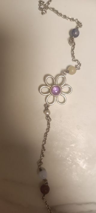 Collar Tous multicolor plata