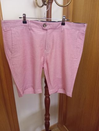 Bermudas rosa hombre