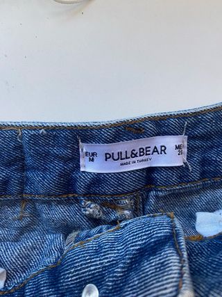 Mini Falda Vaquera PULL&BEAR - M