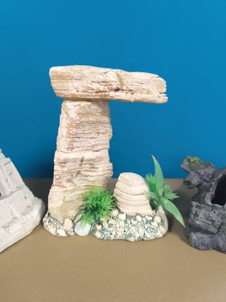 4 adornos pecera ruinas romanas