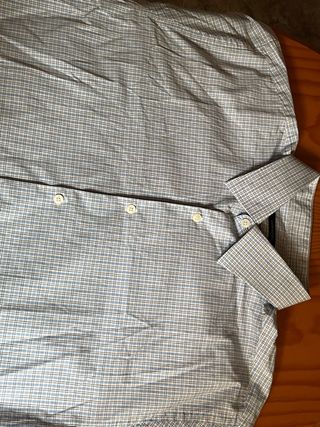 Camisa Cortefiel XL - Azul y Blanca