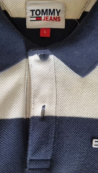 Polo uomo a righe Tommy Hilfiger (maniche corte)