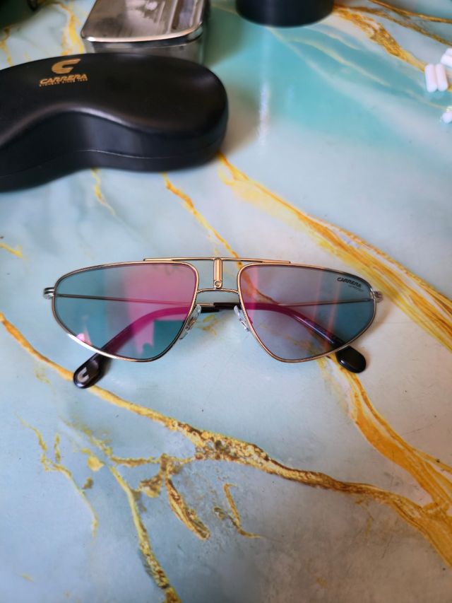Gafas Carrera -  Plata y Rosa