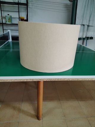 Tulipa lámpara beige - lino