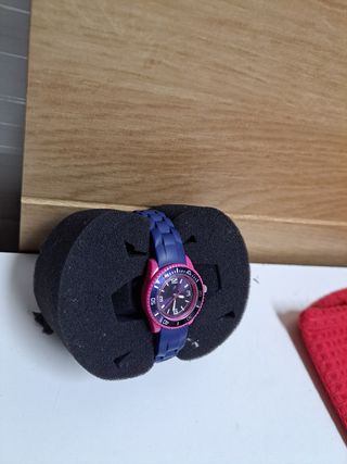 Reloj niña azul y rosa
