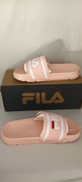 Chanclas Fila rosa nuevas