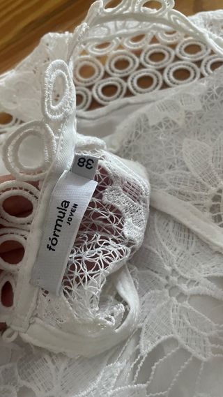 Blusa blanca encaje