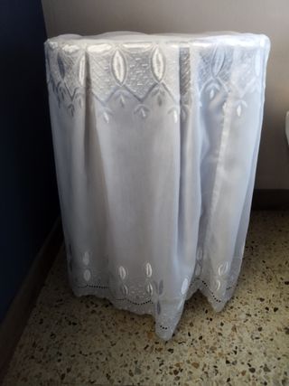 Mesa camilla blanca - Encaje