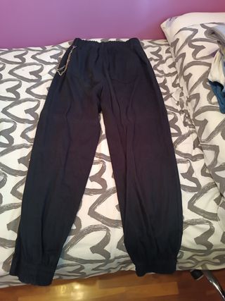 Pantalones negros - cadena