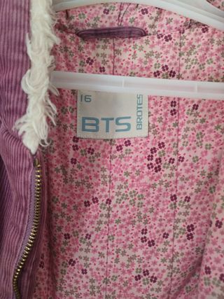 Chaqueta pana Brotes niña talla 16