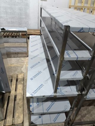MESA CON SOBREMESA DE PASE 194 CM
