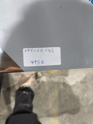 MESA CON SOBREMESA DE PASE 194 CM
