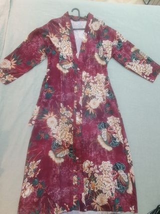 Kimono largo, nuevo
