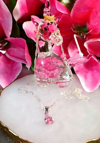 Collar plata 925 con circonita rosa