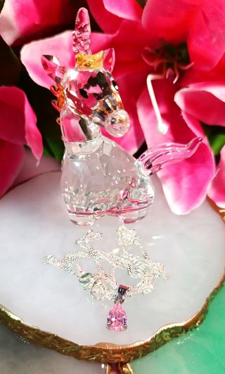 Collar plata 925 con circonita rosa